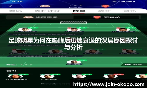 足球明星为何在巅峰后迅速衰退的深层原因探讨与分析
